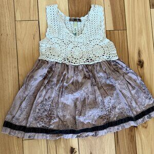 Matilda Jane You & Me Tea Cake Crochet Sara Top